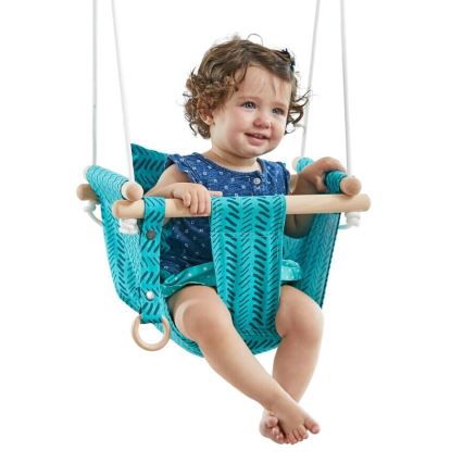 2Kids Toys - Children's textile swing turquoise